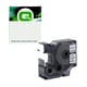 Q-Nomic 18445 (S0718620) IND Rhino fita vinil preto sobre branco 19mm | QNS0718620