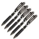 PACK x5: Caneta Preta| Retrátil | Apagável| 0.7mm