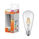 Osram lâmpada LED E27 Edison ST64 filamento luz quente 3,4 W | 40 W