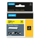 DYMO 18490 RHINO fita nylon 12mm x 3.5m preto sobre branco (3.5M) | 18490