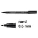 Staedtler Lumocolor 318 (0,6 mm) marcador permanente preto