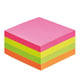 Bloco de Notas | 75x75mm | Fluorescente | 320 folhas