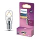 Philips lâmpada LED E14 T20 filamento luz quente 1W | 15W