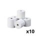 Pack 10x Rolo térmico (Multibanco) | 57X40X12 | Branco | WHI18116X10