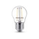 Philips lâmpada LED E27 fosca luz quente 2W | 25W