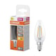 Osram lâmpada LED E14 B35 filamento luz quente 1 W | 15 W