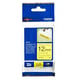 Brother TZe-S631 fita súper adhesiva 12mm texto preto sobre amarelo (8M) | BROTZES631