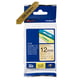 Brother TZe-PR831 fita 12mm texto preto sobre dourado (8M) | BROTZE-PR831