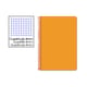 Caderno Espiral Folio | 80F | Quadricula 4mm | Capa Dura | 75gr | Laranja