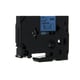 Q-Nomic TZe-531 fita 12mm texto preto sobre azul (8M) | QNTZe-531