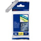 Brother TZe-PR935 fita 12mm texto branco sobre prateado (8M) | BROTZE-PR935