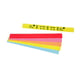 Zebra Z-Band Splash (10012718-2) pulseira amarela 25 x 254 mm (4 x 350 unidades) | ZEB10012718-2