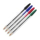 PACK x4: Caneta BIC Cristal Azul, Preto, Vermelho e Verde | 0.4mm