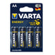 Varta Energy AA/LR06/MN1500 | Pilhas Alcalinas | 4 unidades