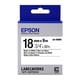 Epson LK-5WBN fita preto sobre branco 18 mm (S655006) | EPSC53S655006