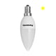 Lâmpada Panasonic LED E14 | Vela | Luz quente| 4W | 2000K