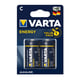 Varta Energy C/LR14/MN1400 | Pilhas Alcalinas | 2 unidades