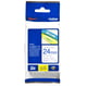 Brother TZe-253 fita 24mm texto azul sobre branco (8M) | BROTZE253