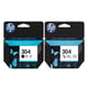 HP 304 Pack de 2 tinteiros: preto + cores | HPB304