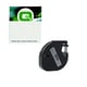 Q-Nomic 91201 12mm X 4m fita de plástico preto sobre branco | QN91201