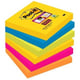 Post-it Super Sticky Notas Cores (coleção Río) | 76x76mm | 90h. x 6