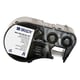 Brady M4C-500-595-BL-WT etiquetas de vinil branco sobre azul 12,70 mm x 7,62 m | BRAM4C-500-595-BL-WT