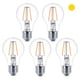 Pack x5: Lâmpadaa Philips LED E27 | Filamento | Luz quente | 4.3W  | 2700K