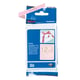 Brother TZe-RE34 fita 12mm texto dourado sobre cor de rosa (8M) | BROTZE-RE34