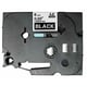 Q-Nomic TZe-315 fita 6mm texto branco sobre preto (8M) | QNTZe-315