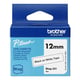 Brother Btag-231 fita não laminada preto sobre branco 12 mm | BROBTAG231