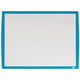 Nobo Quadro branco magnético pequeno | Moldura azul 585 × 430 mm
