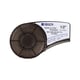 Brady M21-500-430-WT-CL fita poliéster branco sobre transparente 12,7 mm x 6,40 m | BRAM21-500-430-WT-CL