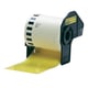 Q-Nomic DK-22606 Etiqueta continua texto preto sobre amarelo 62x15,24M | QNDK-22606