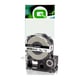 Q-Nomic LK-5WBN fita preta sobre branco 18 mm | QNC53S655006