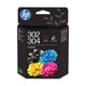 HP 302/304 (B82L1AE) Conjunto preto + cores | HPB82L1AE