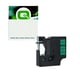 Q-Nomic 40919 fita preta sobre verde (9mm X 7m) | QN40919