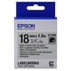 Epson LK-5SBR Fita preto sobre prateado refletora 18mm (C53S655016) | EPSLK-5SBR