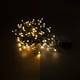 Luzes de natal 14,7 metros com pilhas | branco extra quente e branco quente | 192 luzes LED com temporizador