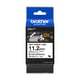 Brother HSe-231E fita termo retrátil preto sobre branco (12mm) | BROHSE231E
