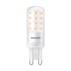 Philips lâmpada LED G9 luz quente regulável 4W | 40W