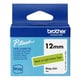 Brother Btag-G31 fita não laminada preto sobre verde claro 12 mm | BROBTAGG31