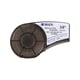 Brady M21-375-430-WT-CL fita poliéster branco sobre transparente 9.5 mm x 6.40 m | BRAM21-375-430-WT-CL