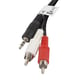 Cabo stereo |  MiniJack 3.5mm + 2 RCA  | 2M