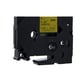Q-Nomic TZe-611 fita 6mm texto preto sobre amarelo (8M) | QNTZe-611