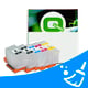 Poupe aproximadamente 76,50 € com a compra destes tinteiros!