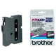 Brother TX-211 fita preto sobre branco 6mm | BROTX-211