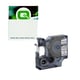 Fita Q-Nomic 622289 texto preto sobre transpartente 12mm | QN622289