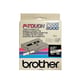 Fita Brother TX-M11 texto preto mate sobre transparente 6mm | BROTXM11