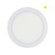 Placa LED Circular | SuperSlim 110 mm | Luz quente | 6W | 3000K