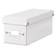 Leitz 6041 WOW Caixa de Armazenamento CDs Branca | Para 30 CDs